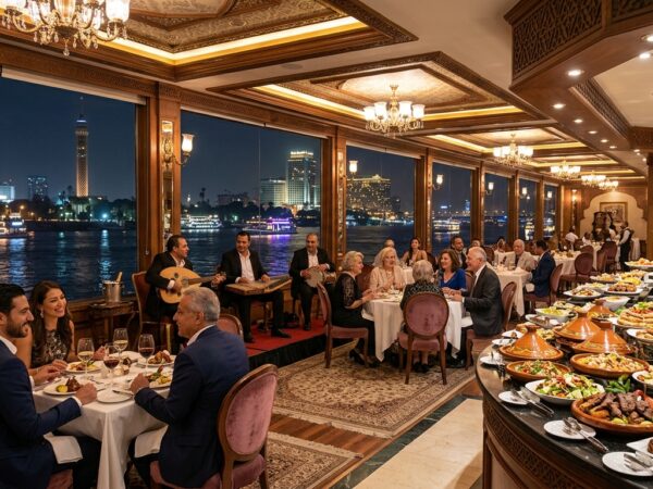 Luxury Cairo Nile Dinner Cruise with Buffet & Live Entertainment | Gem Explore Egypt