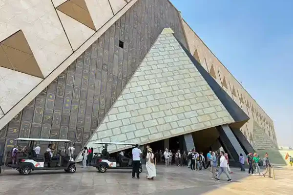 Cairo & Giza Pyramids with Grand Egyptian Museum from Alexandria Port