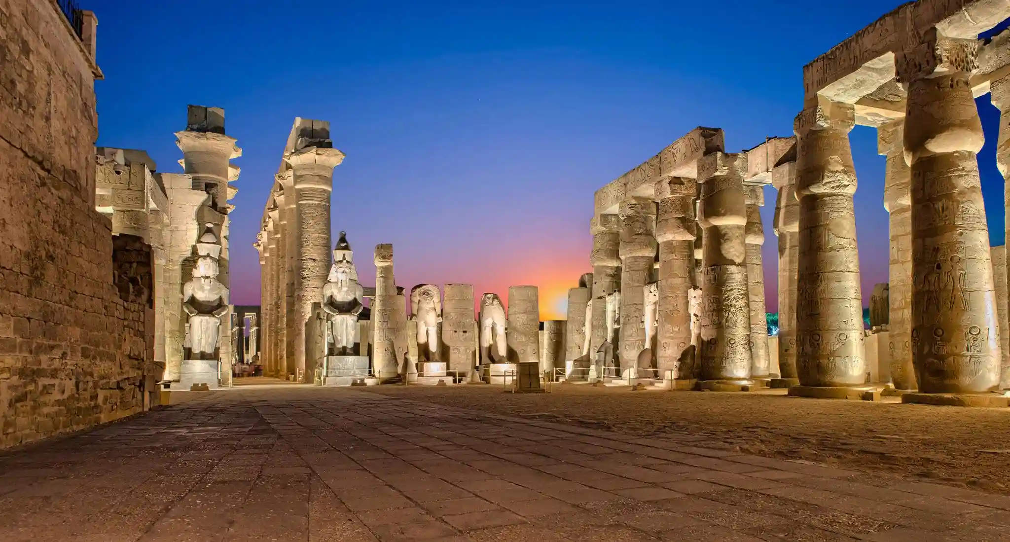 Christmas Egypt tour packages featuring Luxor Temple